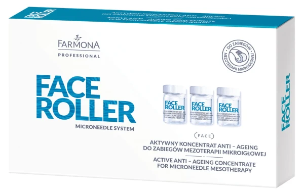 Aktywny koncentrat Anti-Ageing FACE ROLLER 5x5ml FARMONA
