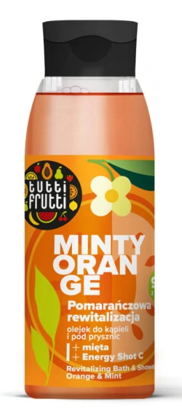 Olejek pod prysznic Rewitalizujący Pomarańcza i Mięta 400ml TUTTI FRUTTI