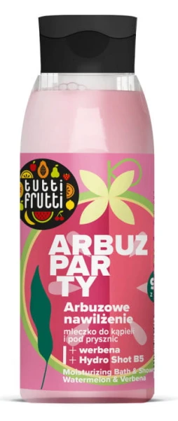 Mleczko pod prysznic Nawilżające Arbuz i Werbena 400ml TUTTI FRUTTI