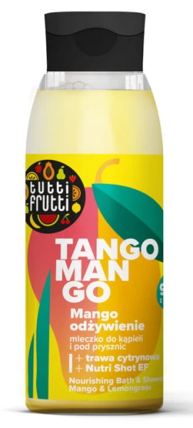 Mleczko pod prysznic Odżywcze Mango i Trawa cytrynowa 400ml TUTTI FRUTTI
