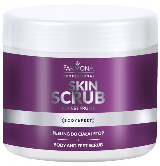 Peeling do ciała i stóp Owoce leśne 500g SKIN SCRUB 