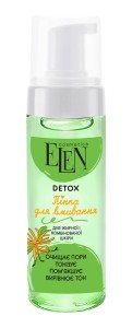 Pianka oczyszczająca do skóry tłustej Detox 150ml ELEN
