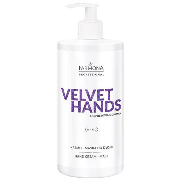 Krem do rąk maska Ekspresowa Odnowa 500ml VELVET HANDS 