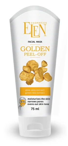 Maska do twarzy Złota peel-off 75ml ELEN 