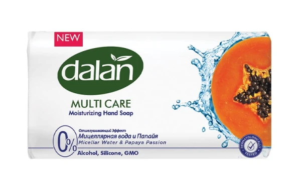 Mydło toaletowe Woda micelarna i papaja 75g Dalan