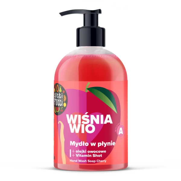 Mydło w płynie Wiśnia Wio 500ml TUTTI FRUTTI WIŚNIA WIO