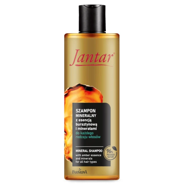 Szampon mineralny z esencją bursztynową i minerałami 300ml JANTAR