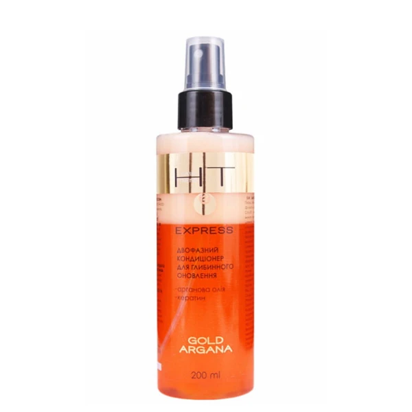 Spray do włosów termoochronny Złoty Argan 200ml HAIR TREND