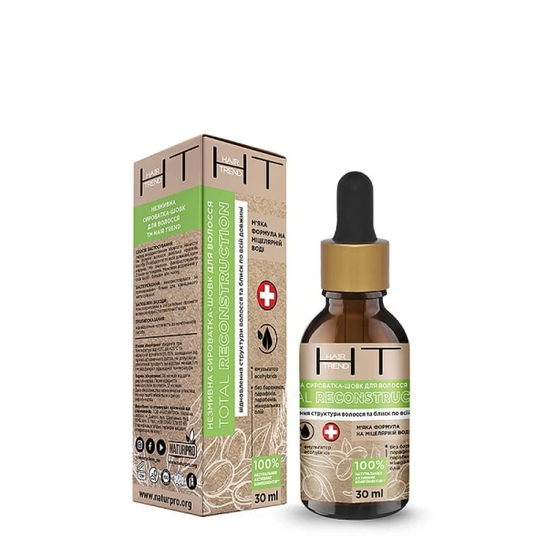 Serum Jedwabne do włosów bez spłukiwania 30ml HAIR TREND