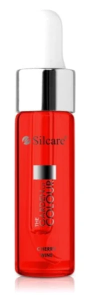 Oliwka do paznokci i skórek z pipetą Cherry Wine 15ml SILCARE