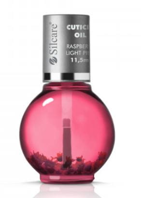 Oliwka do paznokci i skórek Raspberry Light Pink z kwiatami 11,5ml SILCARE
