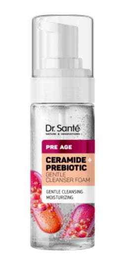 Pianka do mycia twarzy Ceramid i Prebiotyk 150ml DR SANTE Pre Age