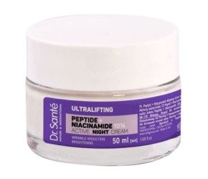 Krem do twarzy na noc Peptyd i Niacynamid 10% 50ml DR SANTE Ultralifting