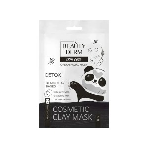 Maska do twarzy Glinka czarna 12ml BEAUTYDERM TERMIN 05/2026