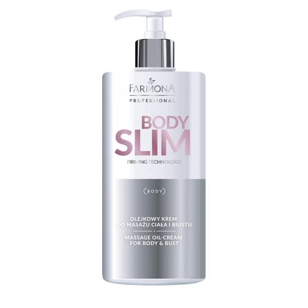 Krem olejkowy do masażu ciała i biustu 500ml BODY SLIM 