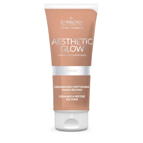 Maska do twarzy żelowa Ceramidowo peptydowa 200ml AESTHETIC GLOW 