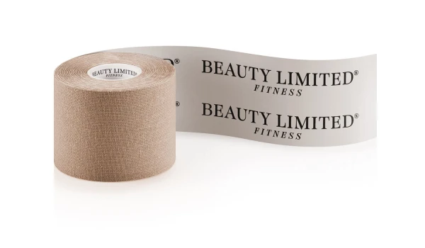 Taśma kinezjologiczna beżowa 5m Beauty Limited Fitness