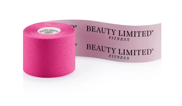 Taśma kinezjologiczna różowa 5m Beauty Limited Fitness