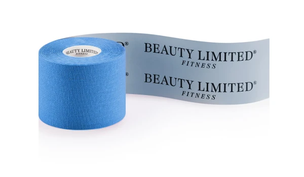 Taśma kinezjologiczna jasnoniebieska 5m Beauty Limited Fitness