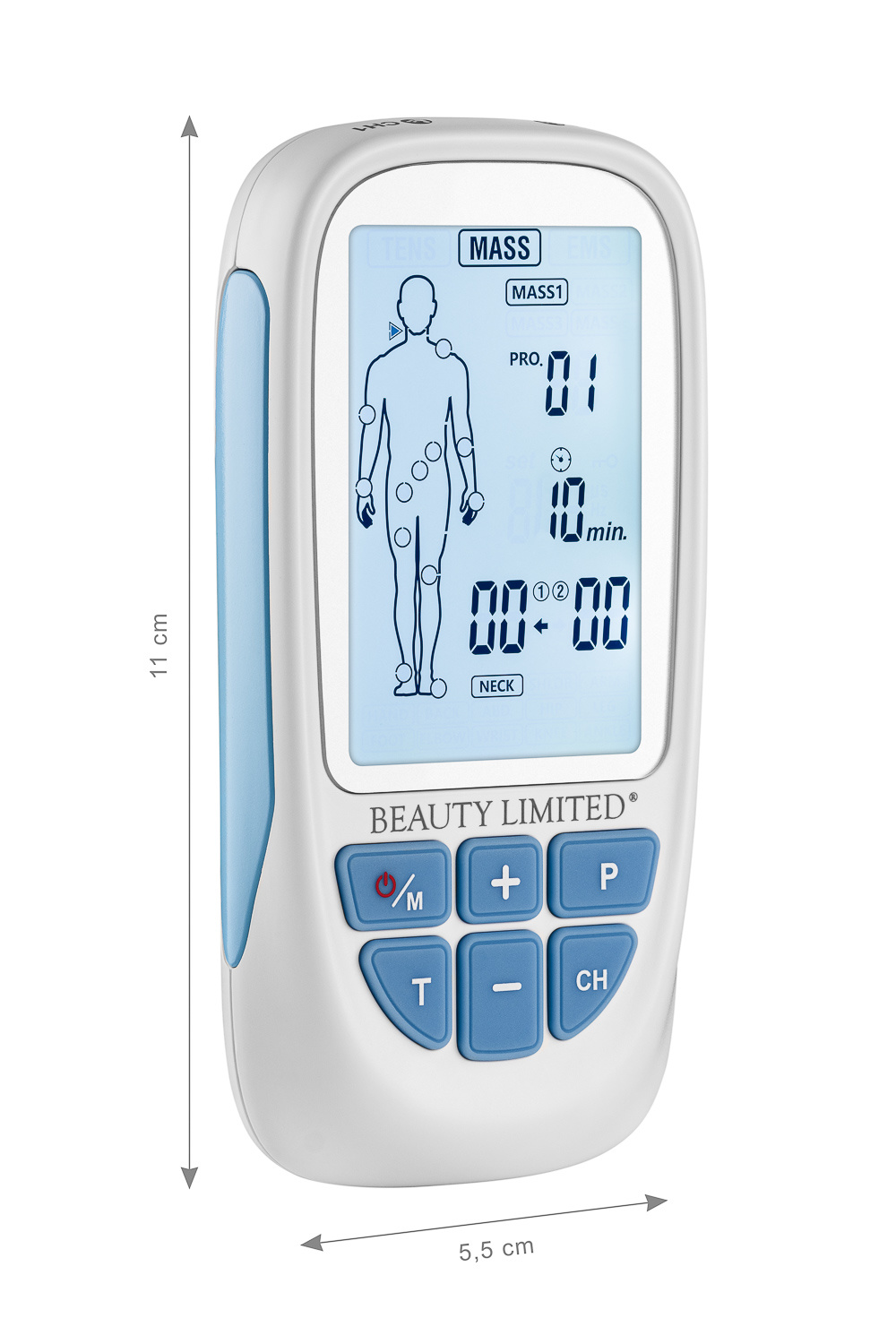 Specyfikacja elektrostymulator Tensivo II Beauty Limited Medical