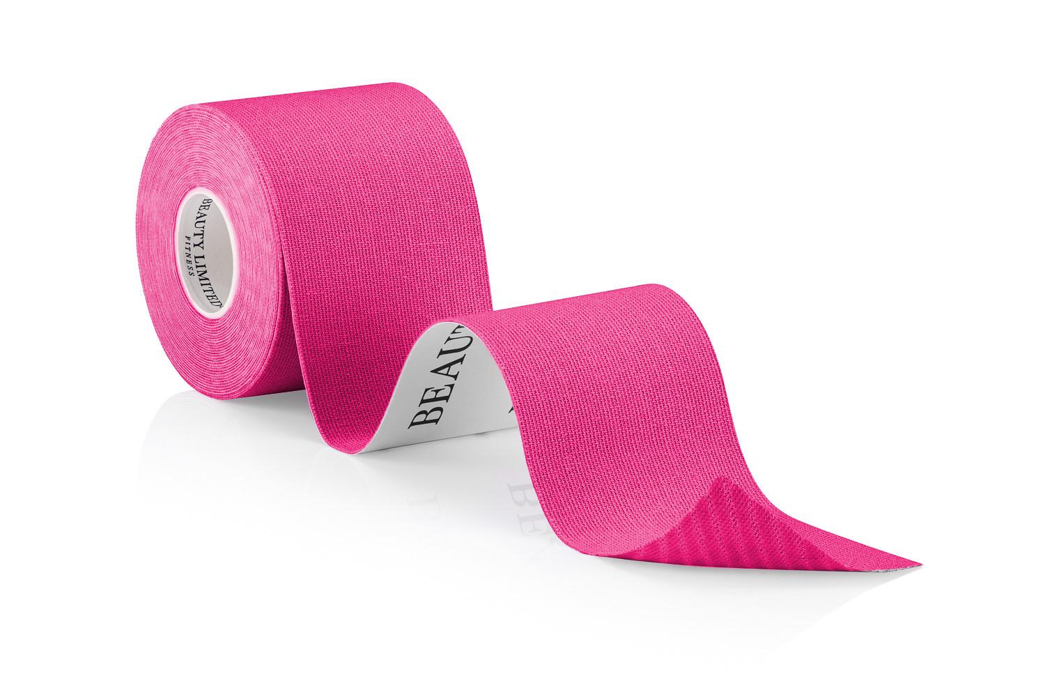 Taśma kinezjologiczna różowa Beauty Limited Fitness MD